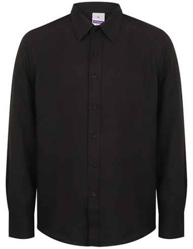 H-H590-Mens Wicking Long Sleeve Shirt